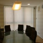 Meeting room in VIP area - Visual Comfort: fabric used in vertical blinds