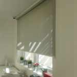 Relax and coffee break VIP area - Net: screen fabric in roller blind