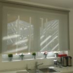 Relax and coffee break VIP area - Net: screen fabric in roller blind